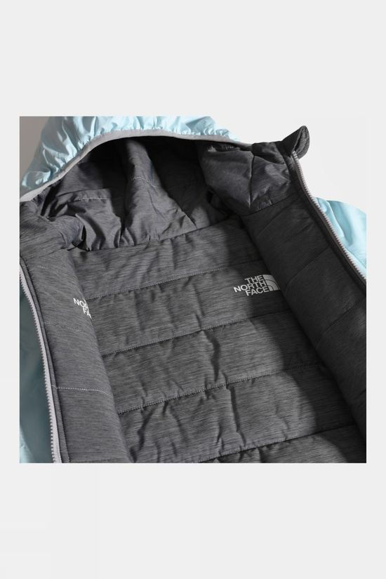 The North Face Girls Reversible Perrito Jacket TNF Medium Grey Heather