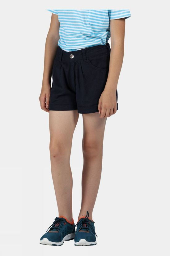 Regatta Girls Delicia Coolweave Short Navy