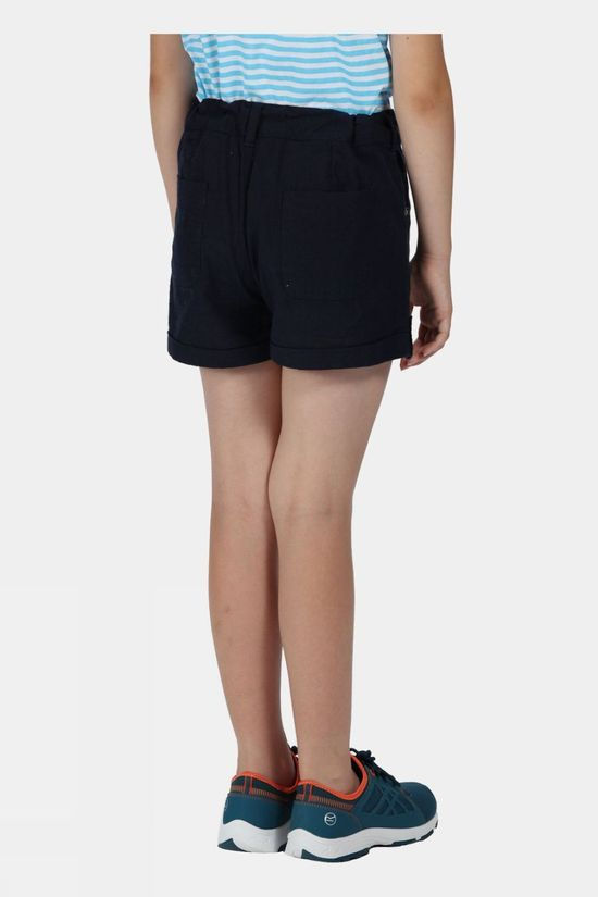 Regatta Girls Delicia Coolweave Short Navy