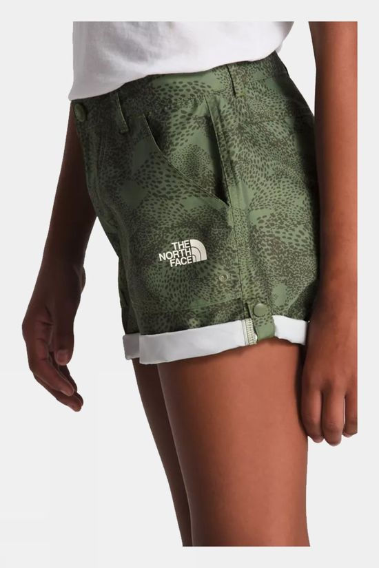 The North Face Girls Amphibious Short 14+ Four Leaf Clover Super Bloom