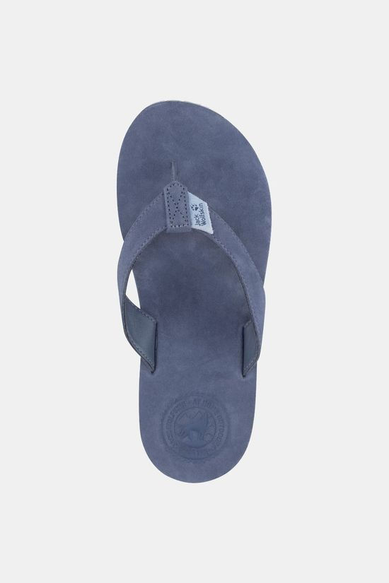 Jack Wolfskin Womens Beachster Lt Flip Flop Blue / Champagne