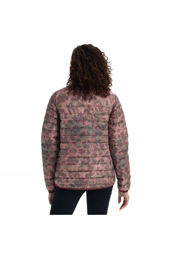 Burton Womens Evergreen Down Collar Jacket Pink Camo