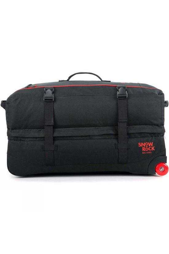 Snow and Rock 100L Vacation Wheelie Black / Red