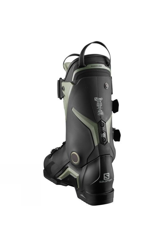 Salomon Men's S/ Pro 120 Ski Boot Black/Oil Green