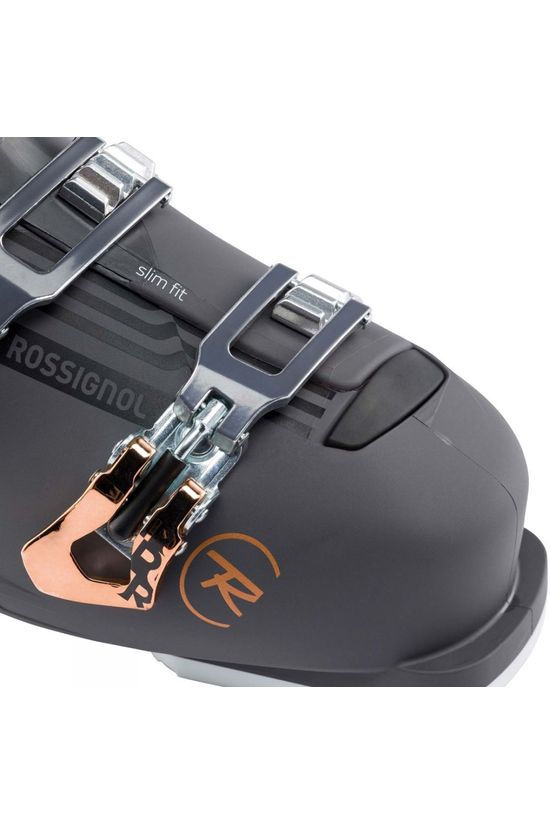 Rossignol Womens Pure Pro 100 Ski Boot Graphite / Rose Gold