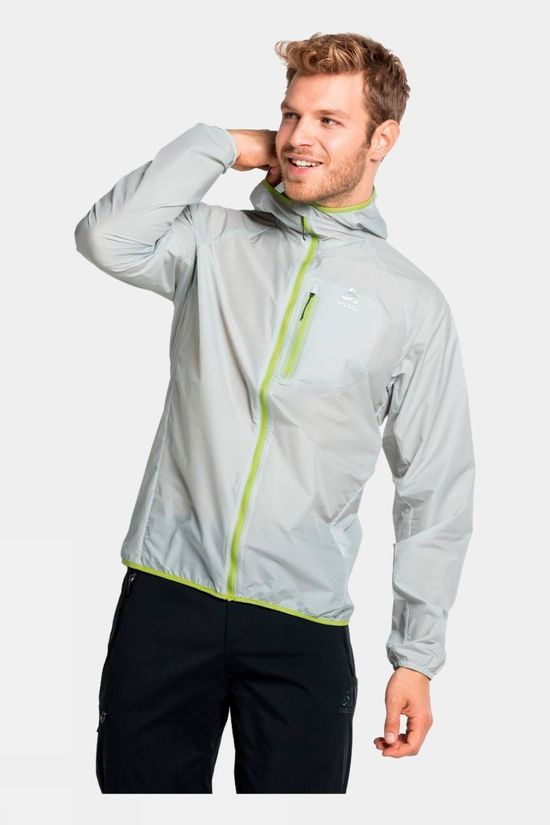 Odlo Mens FLI Windproof DWR Jacket Odlo Silver Grey