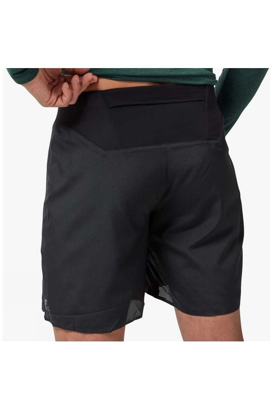 On Mens Lightweight Running Shorts Black