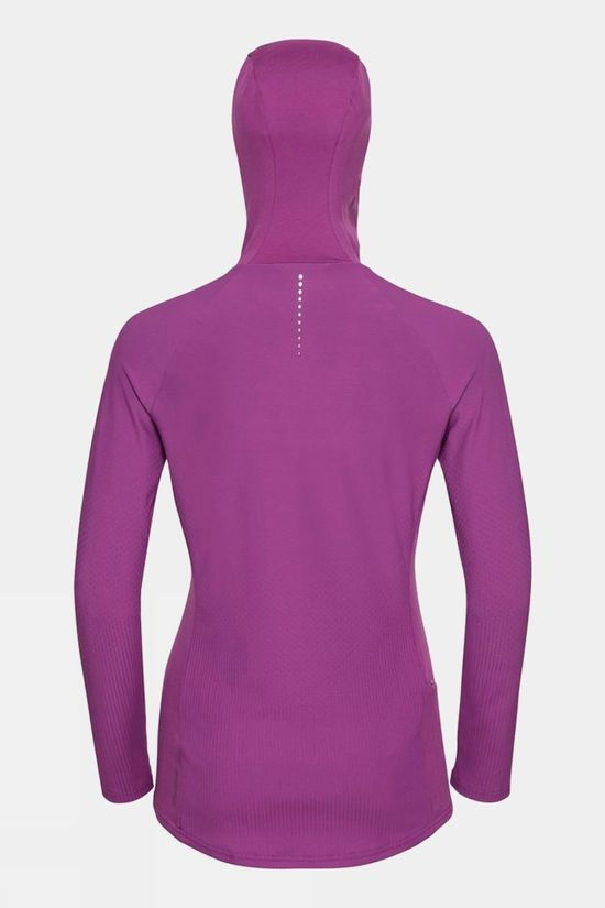 Odlo Womens Zeroweight Ceramiwarm Hoody Hyacinth Violet