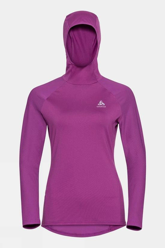 Odlo Womens Zeroweight Ceramiwarm Hoody Hyacinth Violet
