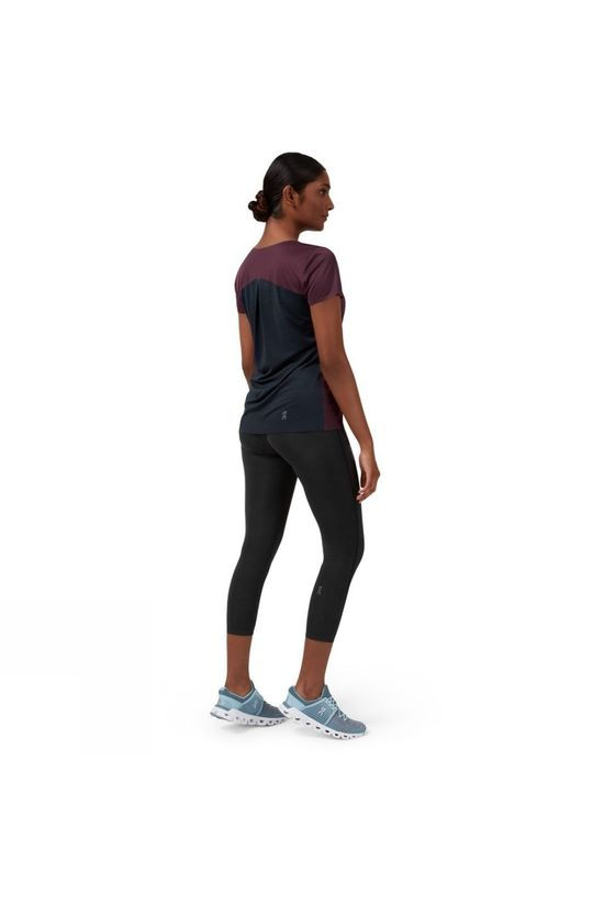 On Women's Performance-T Mulberry/Black