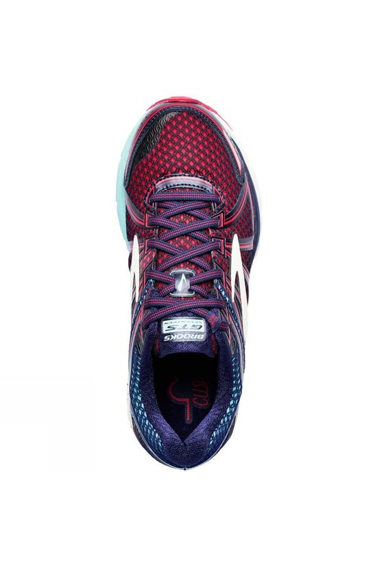 Brooks Womens Adrenaline GTS 17 Shoe Limpet Shell/Evening Blue/Virtual Pink